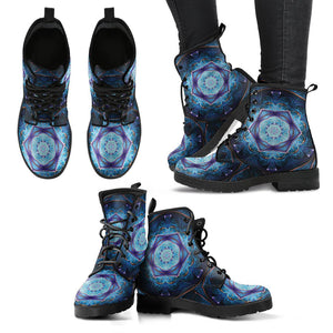 Fractal Mandala 3 Handcrafted Boots