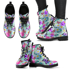 HandCrafted Colorful Lotus Butterfly Boots