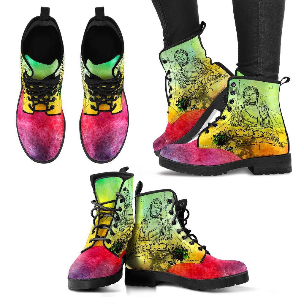 Colorful Budda Handcrafted Boots
