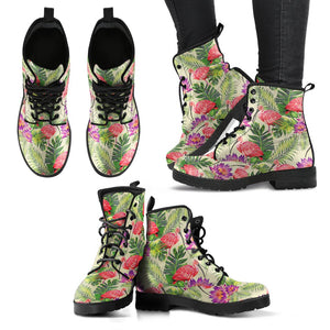 Zen Floral Women's Leather Boots