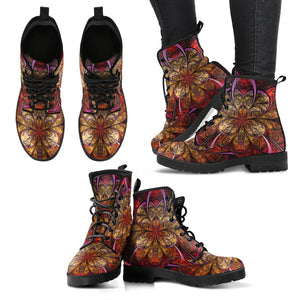 Fractal Flower 2 Handcrafted Boots