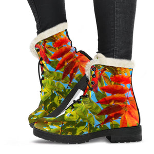 Autumn Sumac Faux Fur Lined Boots
